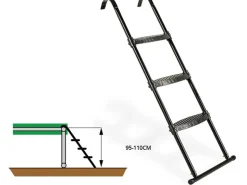 Exit Toys EXIT Trampolin Leiter Schwarz f. Rahmenhöhe von 95-110cm