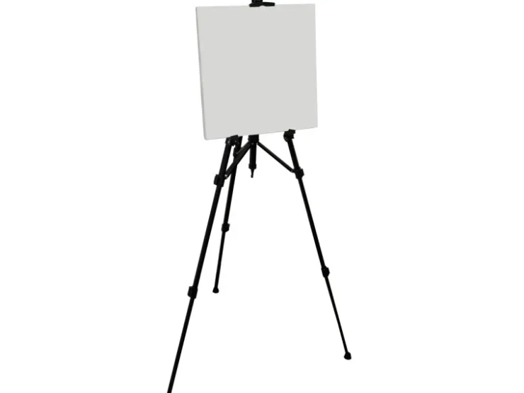 eyepower Staffelei Aluminium 58 x 160 cm Schwarz* Künstlerzubehör