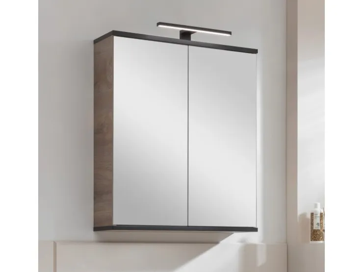 Fackelmann LED-Aufsatzleuchte TE-A 30 cm x 10,5 cm x 4,6 cm Schwarz Matt
