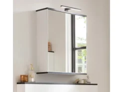 Fackelmann LED-Aufsatzleuchte TE-A 30 cm x 10,5 cm x 4,6 cm Schwarz Matt