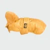 Fashion Dog Hunde-Steppmantel mit Abnehmbarer Kapuze Ocker-Gelb 30 cm* Hundebedarf