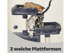 Feandrea Kratzbaum 206 cm Rauchgrau
