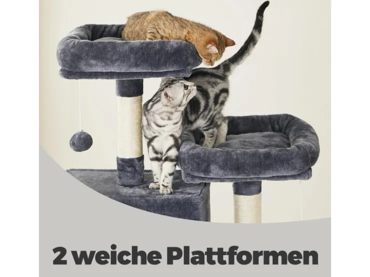 Feandrea Kratzbaum 206 cm Rauchgrau