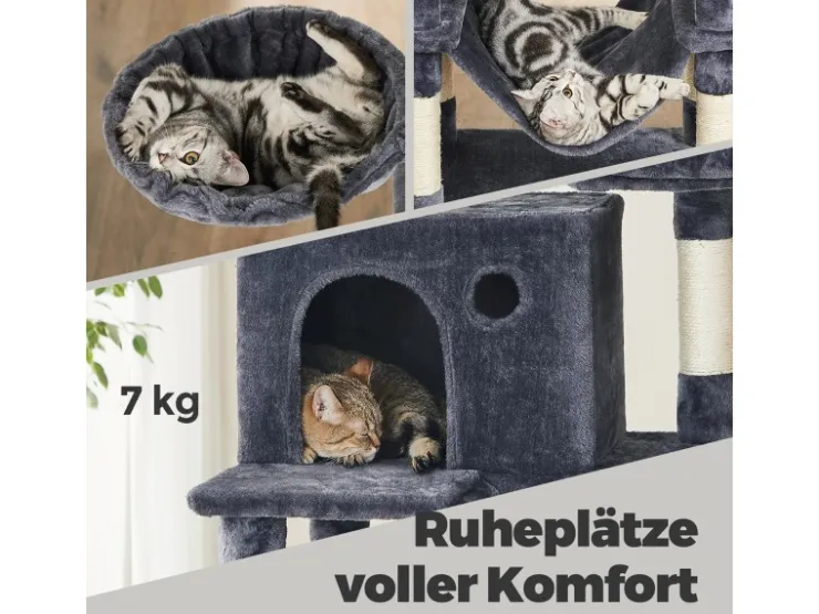 Feandrea Kratzbaum 206 cm Rauchgrau