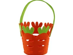 Filztasche Karotte Ø 18 cm x 24 cm Orange-Grün* Ostern