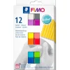 Fimo® ofenhärtende Modelliermasse soft Brilliant-Farben Bunt 12 Farben* Modellieren