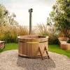 FinnTherm Holz-Badefass Bergen Ø 160 cm x 101 cm mit Ofen