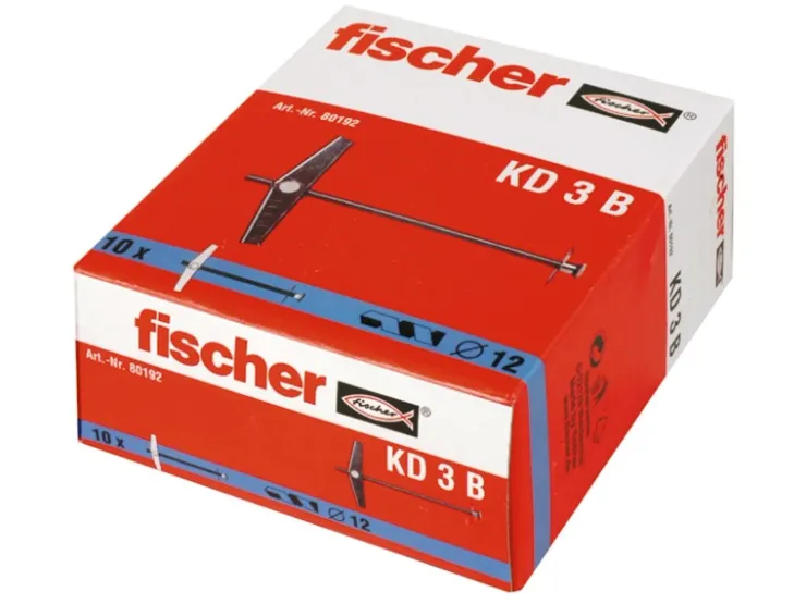 Fischer Kippdübel KD 3 B mit Gewindestange (10 ST)