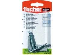Fischer Universaldübel UX 6 x 35 WH K (mit Rand) mit Winkelhaken (4 ST)* TV-Wände