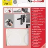 fix-o-moll Klettpunkte selbstklebend 4 Sets Weiß 35 mm* Bastelzubehör