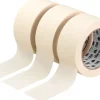 Flachkrepp Klebeband-Set Beige 3 x 50 m x 50 mm