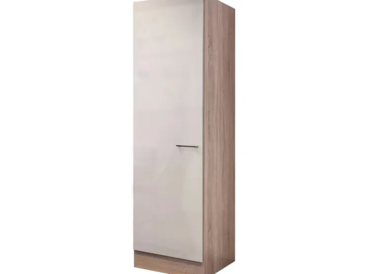 Flex-Well Exclusiv Geschirrschrank Orlando 50cm Kaschmir Glanz-Sonoma Eiche* Schränke