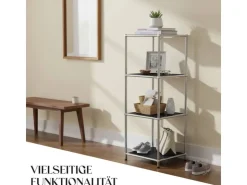 Floordirekt Metallregal Concept Epure MK-005 Verchromt 30 x 30 x 89 cm* Metallregale