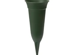 Florus Grabvase 26 cm grün