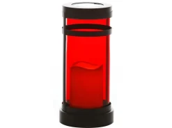 FlowerPower Flower Power LED Outdoor Grablampe Arimo Solar Rot* Kerzen
