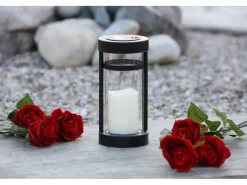 FlowerPower Flower Power LED Outdoor Grablampe Arimo Solar Weiß* Kerzen