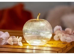 FlowerPower LED-Deko-Apfel Mela Puder-Rosa* Dekorative Figuren