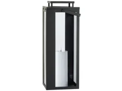 FlowerPower LED-Laterne Lucido Outdoor 48,5 cm x 18 cm x 18 cm Schwarz* Laternen