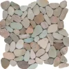Flusskiesel Toscana Matt flat 30 cm x 30 cm* Mosaik