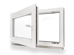 Framelux Kunststofffenster Proline 2-Fach Verglasung 700 x 700 mm Linksanschlag* Insektenschutz