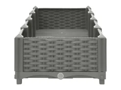 furnicato Hochbeet 160x40x23 cm Polypropylen* Sitzbänke