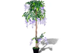 furnicato Künstliche Glyzinie mit Topf 120 cm