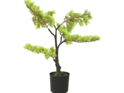 furnicato Künstlicher Bonsai Zypresse mit Topf 60 cm Grün* Kunstpflanzen