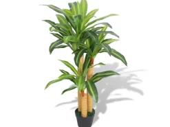 furnicato Künstlicher Drachenbaum mit Topf 100 cm Grün