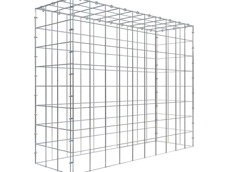Gabiona C-Ring-Gabione-Anbaukorb Typ 3 80 x 100 x 30 cm Maschenw 10 x 10 cm* Vogeltränken