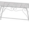 Garden Pleasure Blumenbank Lorin 27 cm x 45 cm x 83 cm Antik-Weiß* Sitzbänke