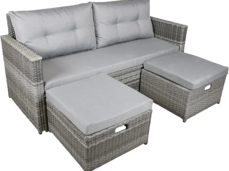Garden Pleasure Lounge-Sofa Malta 180 cm x 86 cm x 76 cm* Sofas