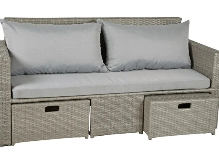 Garden Pleasure Lounge-Sofa Malta 180 cm x 86 cm x 76 cm* Sofas