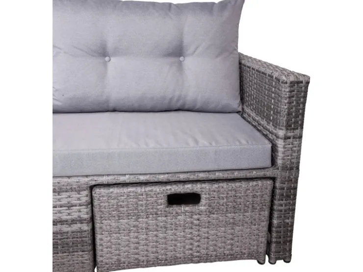 Garden Pleasure Lounge-Sofa Malta 180 cm x 86 cm x 76 cm* Sofas