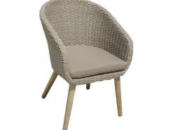 Garden Pleasure Stuhl Visalia 4er-Set Grau FSC®* Stühle