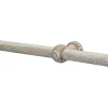 Gardinia Gardinenstangen-Set Shorty Ø 2,5 cm Eiche Castell Gekälkt 200 cm FSC®* Plissees