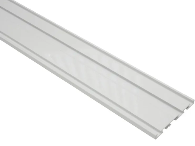 Gardinia Aluminium-Vorhangschiene 3-läufig Weiß 200 cm