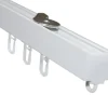 Gardinia Aluminium-Vorhangschienen-Set Luna 1-läufig Weiß 230 cm