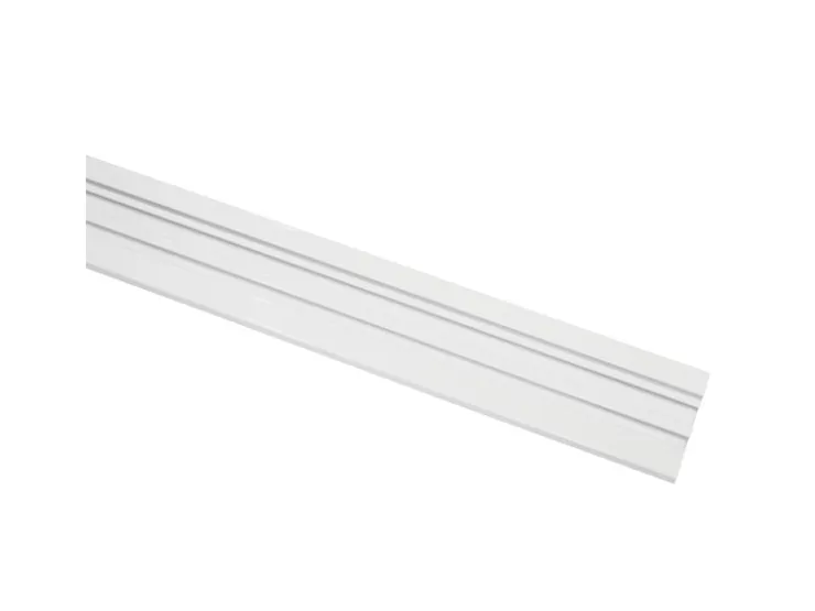 Gardinia Aluminium-Vorhangschiene 2-läufig Weiß 200 cm* Gardinenschienen