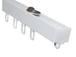 Gardinia Aluminium-Vorhangschienen-Set Luna 1-läufig Weiß 160 cm* Gardinenschienen