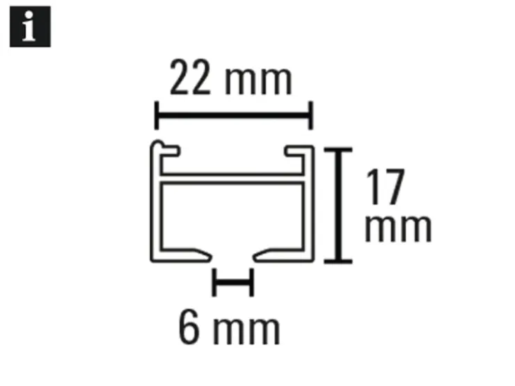 Gardinia Aluminium-Vorhangschienen-Set Luna 1-läufig Weiß 160 cm* Gardinenschienen