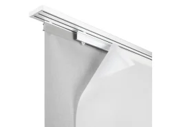 Gardinia Deckenclip für Flächenvorhangschiene 3-läufig Weiß 2-er Pack