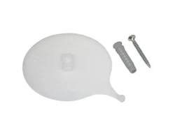 Gardinia Deckenträger für Aluminium-Vorhangschiene 3-läufig Weiß 2-er Pack* Vorhänge|Gardinen