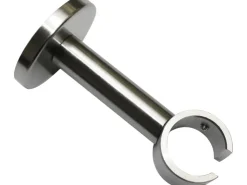Gardinia Deckenträger Windsor für Ø 25 mm Edelstahl-Optik