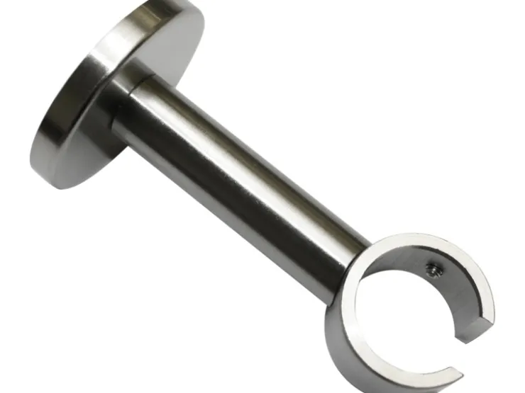 Gardinia Deckenträger Windsor für Ø 25 mm Edelstahl-Optik