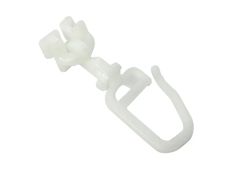 Gardinia Drehgleiter für 6 mm Laufkanal Weiß 20-er Pack* Vorhänge|Gardinen