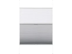 Gardinia Easy Fix Plissee Tag und Nacht Weiß 90 cm x 210 cm