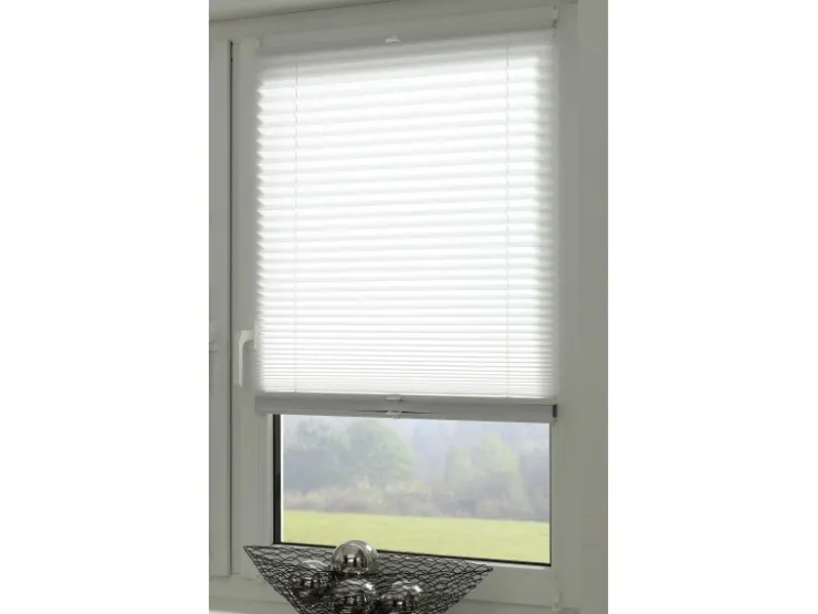 Gardinia Easy Fix Plissee Tag und Nacht Weiß 100 cm x 130 cm* Plissees