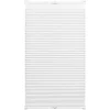 Gardinia EasyFix Plissee mit 2 Bedienschienen 55 cm x 130 cm Weiß