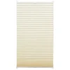 Gardinia EasyFix Plissee mit 2 Bedienschienen 65 cm x 130 cm Elfenbein