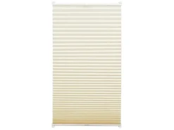 Gardinia EasyFix Plissee mit 2 Bedienschienen 95 cm x 130 cm Elfenbein* Plissees